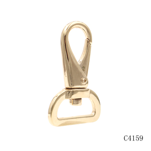 คลิปหนีบแบบหมุนได้รูปตัว D สำหรับ<span class=keywords><strong>สาย</strong></span>กระเป๋าแบบกำหนดเอง ตัวเชื่อมโลหะแบบตะขอเกี่ยวขนาด 25 มม. - Product Image 3