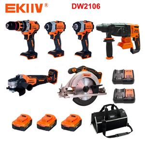 Kit combiné sans fil EKIIV 18V sans balais, ensemble de 2 outils avec batteries de remplacement 4.0Ah pour la réparation et l'assemblage automobile - Product Image 3