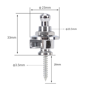 Cierres metálicos para correas de guitarra, adaptador de liberación rápida para guitarra, 4 piezas de cierres metálicos para correas de guitarra - Product Image 4