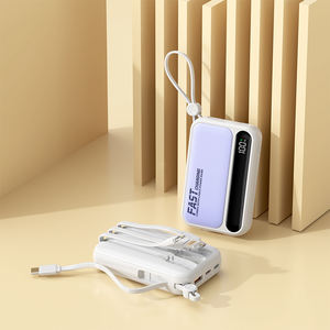 Nouveau <span class=keywords><strong>produit</strong></span> 10000mah Power Bank Usine innovante OEM Powerbank Câbles intégrés Banques d'alimentation à charge rapide les plus populaires - Product Image 6