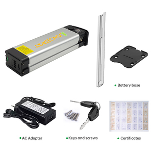 Boîtier universel pour batterie de vélo électrique 36V 48V 15.6Ah 18Ah 21Ah avec port USB et BMS 20A pour conversion de vélo électrique urbain - Product Image 6