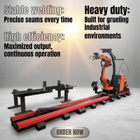 Robot de soudage sur rail multi-articulations réglable avec planification automatique du trajet pour équipement de soudage à l'arc industriel
