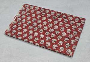 Tissu en coton imprimé au bloc Bagru Kalamkari - Découpe minimale 10 mètres chacun - Largeur 43/44 pouces - Product Image 3