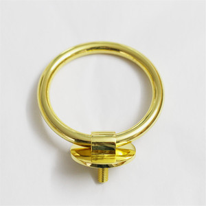 Furniture Handle Ring Zinc Alloy Imitation <b>Gold</b> Plated Minimalist Design For Sofa Chair Hardware Durable - Product Image 2