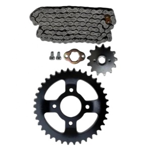 Kits de pignons de chaîne <span class=keywords><strong>TL27</strong></span> en gros pour moto, pièces de rechange pour moto, fabricant de chaînes de moto pour Italika DM 300 - Product Image 2