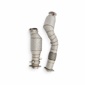 Collecteur d'échappement haute performance en acier inoxydable 304 de 1,5 mm pour S58 M3 G80 M4 G82 <span class=keywords><strong>M2</strong></span> <span class=keywords><strong>G87</strong></span> 3.0T sans voyant d'avertissement (CEL) - Product Image 2