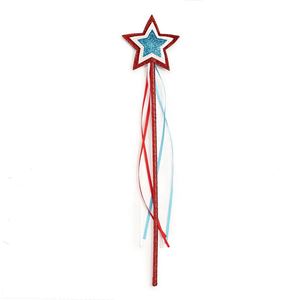 Gradient <b>Mermaid</b> Color Heart Fairy <b>Wand</b> Magic Stick Girl Party Princess Gift Sequin Cute Five Pointed Star Fairy <b>Wand</b> Costume - Product Image 4