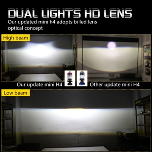 Sanvi Bright H4L PRO Wholesale Mini H4 Bi Led <b>Projector</b> Lens Headlights Auto <b>Lights</b> Bulbs for Cars Plug and Play - Product Image 4