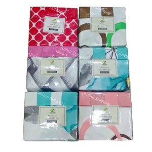 Juego de ropa de cama de 6 piezas Twin Full Queen King Size <span class=keywords><strong>count</strong></span> Print Sábana de microfibra - Product Image 4