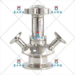 Valve d'échantillonnage aseptique manuelle avec affichage de la position de la structure à diaphragme pour l'eau - Fabriquée par Aseptic Sampling Valve Company - Product Image 3