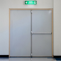 Barre de panique de matériel de portes coupe-feu avec le dispositif de sortie de panique de barre de poussée d'urgence commerciale évaluée par le feu de serrure