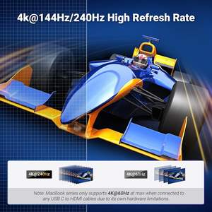 <span class=keywords><strong>Adaptador</strong></span> UGREEN <span class=keywords><strong>USB</strong></span> C <span class=keywords><strong>a</strong></span> <span class=keywords><strong>HDMI</strong></span> 2.1 8K 60Hz 4K 240Hz Thunderbolt 4/3 <span class=keywords><strong>a</strong></span> <span class=keywords><strong>HDMI</strong></span> Convertidor 48Gbps HDR HDCP2.3 Dolby DSC1.2a Trenzado - Product Image 3