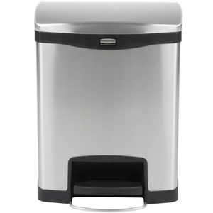 Cestino per Rifiuti con Pedale in Acciaio Inox Rubbermaid 30L Nero per Cucina - Product Image 2