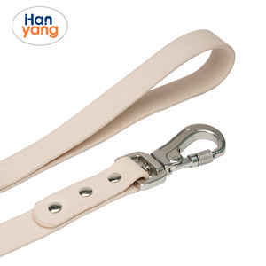 HanYang OEM diseño personalizado <span class=keywords><strong>popular</strong></span> Gran oferta ajustable impermeable espesor PVC perro Correa al por mayor suave <span class=keywords><strong>Collar</strong></span> y Correa conjuntos - Product Image 4