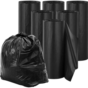 Bolsas de Basura Industriales Extra Grandes de Alta Resistencia para Hotel, de 55 Galones, Color Negro - Product Image 6