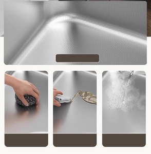 อ่างล้างจานสแตนเลส <span class=keywords><strong>Tarja</strong></span> Evier ความแข็งสูงและทนต่อการขีดข่วน - Product Image 3