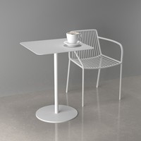Table Basse Carrée Design pour Cafés, Salons de Thé, Boutiques de Desserts - Style Nordique en Alliage de Fer Forgé - Mobilier de Salon