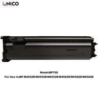 Cartouches de toner compatibles UNICO BP700 pour imprimante laser Sharp BP-M4552R M5552R M6552R M4582D M5582D M6582D