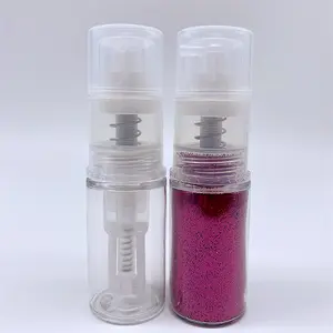 14ml 18ml 25ml vide transparent 35ml vaporisateur de poudre avec pompe