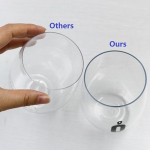 Copas <span class=keywords><strong>de</strong></span> <span class=keywords><strong>Vino</strong></span> <span class=keywords><strong>de</strong></span> Plástico Irrompibles sin Tallo <span class=keywords><strong>de</strong></span> 16 oz, Copas <span class=keywords><strong>de</strong></span> <span class=keywords><strong>Vino</strong></span> <span class=keywords><strong>de</strong></span> Policarbonato Reutilizables Extra Duraderas e Inastillables - Product Image 3