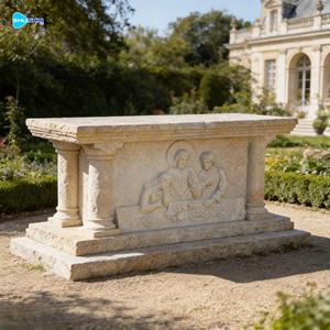 Table d'autel en marbre <span class=keywords><strong>de</strong></span> style moderne, fournitures religieuses pour <span class=keywords><strong>l</strong></span>'<span class=keywords><strong>église</strong></span>, sculpture, <span class=keywords><strong>église</strong></span> <span class=keywords><strong>catholique</strong></span> à vendre - Product Image 2