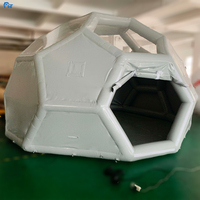 Tente gonflable extérieure à structure de football Grande tente gonflable à dôme aérien pour terrain de football Tente de bâtiment pour hall d'exposition