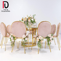 <strong>Best</strong> <strong>Selling</strong> <strong>Stainless</strong> <strong>Steel</strong> Gold Round Back Wedding Dining <strong>Chair</strong>