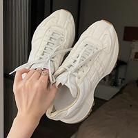 Chaussures Margiela Torre pour femme, nouveau style, semelle épaisse, maille respirante, sportives, polyvalentes, rehaussantes, blanches, style Forrest Gump, pour l'entraînement
