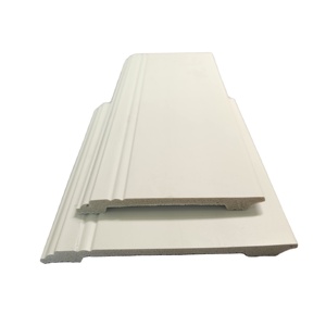 RUITONG PS/Rodapié de plástico blanco de diseño moderno Rodapie Tablero de falda de fácil instalación con ventaja impermeable - Product Image 1