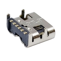 Connecteur de prise SMT USB 3.1 Type-C femelle 6 broches, placement SMD, vente en gros 2/4/6/8/12/16/24 broches