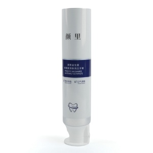 Custom Logo Printed 150ML Cosmetics Plastic Hose Container Factory Made <b>Toothpaste</b> Tube with Pump Cap for Cosmetics Packaging - Product Image 6