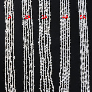 Hạt ngọc trai nước ngọt nhỏ, tròn gần như, kiểu Baroque, màu trắng, kích thước 2.5-3mm, dùng làm đồ trang sức - Product Image 6