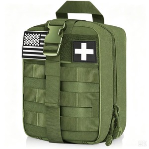 Boîte de rangement portable rouge personnalisée avec logo et design d'usine, sac médical, étui de premiers secours imperméable - Product Image 1