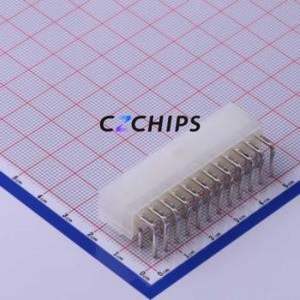 C4255WR-F-2X12P Wire-to-Board Pin Header Bent Lead Through Hole,P=4.2mm Connector 2x12P 4.2mm Right Angle Insert 24P - Product Image 2