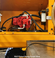 Pompe à piston hydraulique principale en tandem à performance stable avec fonction d'auto-amorçage pour excavatrice, pour opération continue à charge lourde