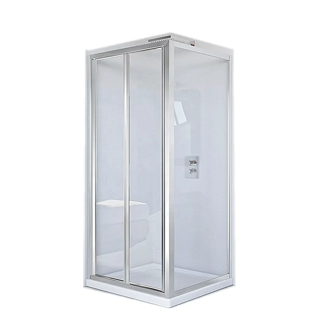 2020 di alta qualità del vapore formato 4by4 doccia e vasca da bagno chiuso curvo vetro temper doccia in vetro camera