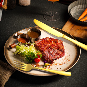 Juego de Cubiertos de Acero Inoxidable de 20, 24 o 30 Piezas, Estilo Occidental, Cuchillo para Carne, Tenedor, Cuchara, Juego de Regalo, Vajilla Duradera - Product Image 2