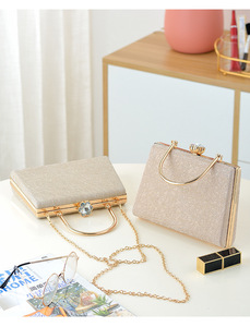 Thiết kế thời trang handmade New Evening Bag Shining PU ly hợp với kim loại xử lý cho đám cưới/tiệc/Đảng/prom không gian lớn Túi xách - Product Image 5