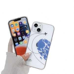 Coque de téléphone de voyage avec carte du monde pour iPhone 11 12 13 14 15 16 Pro Max, coque de couple assortie pour iPhone X XS MAX 7 8Plus SE - Product Image 6