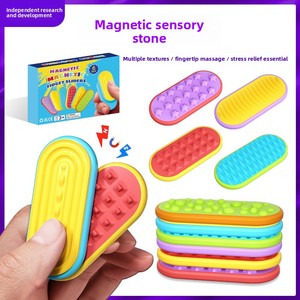 Giocattoli Sensoriali EDC in Silicone con Carta Magnetica Scorrevole, Antistress per Adulti, Spinner Manuale, Regali per <span class=keywords><strong>Autismo</strong></span> e ADHD - Product Image 5