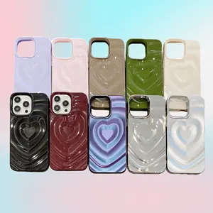 Zachte Schokbestendige Meisjes Mobiele Telefoon Covers Voor Iphone 15 Kleurrijke Glitter Mobiele Telefoon Hoesjes Voor Iphone 14 13 12 11 Pro Max Case