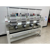 Machine à broder automatisée multicolore qui fait des patchs une broderie industrielle brodée