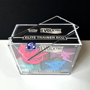 Boîte de présentation exquise SYP <span class=keywords><strong>Pokemon</strong></span> Evolving Skies, couvercle anti-poussière en acrylique moderne, protection UV à 99%, pour ETB <span class=keywords><strong>Pokemon</strong></span> - Product Image 4