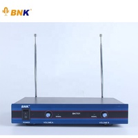 BNK sans fil sur microphone émetteur VHF Microfono Para Radio Mics BK701