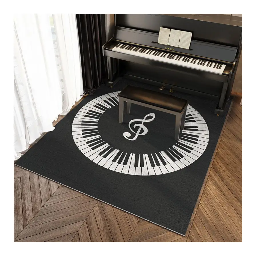 Tapis insonorisant pour Piano et batterie, couverture de protection sonore 3d silencieuse et tombante, absorption des chocs, couverture antidérapante