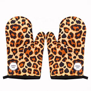 Guantes de Cocina de Poliéster Ecológicos y Duraderos, Aislantes, con Diseño de Leopardo, para Cocinar, Microondas, Hornear, Barbacoa, Manoplas para Horno - Product Image 5