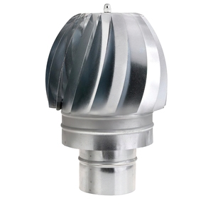 Cappuccio di aspirazione zincato per stufa 100 mm. - Product Image 1
