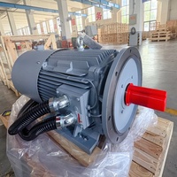Ventilateur synchrone électrique triphasé industriel 70 kW (pic 100 kW) avec refroidisseur d'air et régulateur de vitesse moteur 6000 tr/min