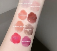 Gege Bear Pure Lip Gloss, Rouge à lèvres liquide minéral hydratant avec effet miroir, Maquillage des lèvres brillant et aqueux, Gloss pour étudiants