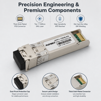 Transceiver Optique 10G SFP+ ER Compatible MSA, Vente Directe Usine, Livraison Rapide, Faible MOQ, Fourniture d'Échantillons